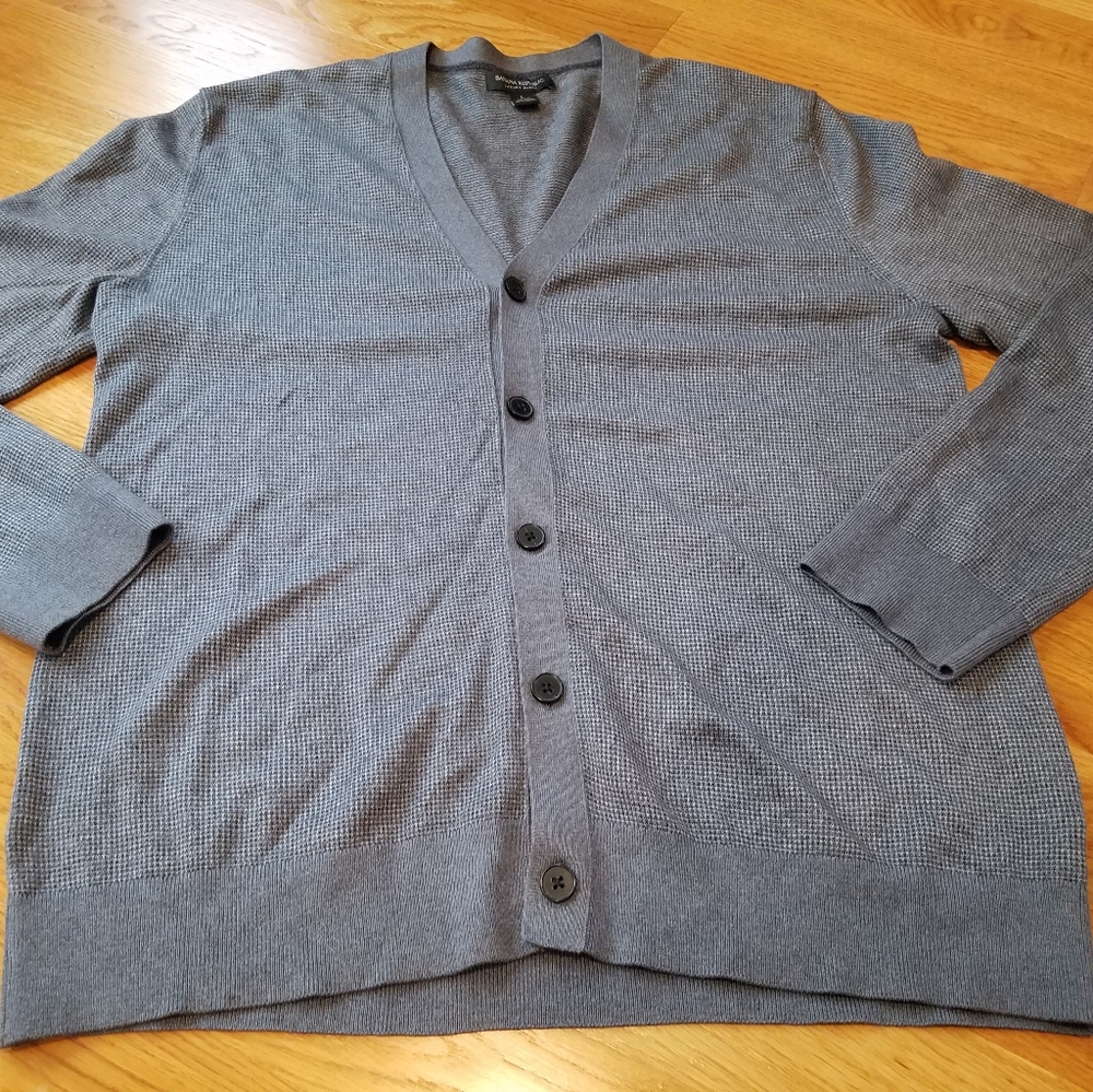 Banana Republic Caridgan Sweater silk cashmere